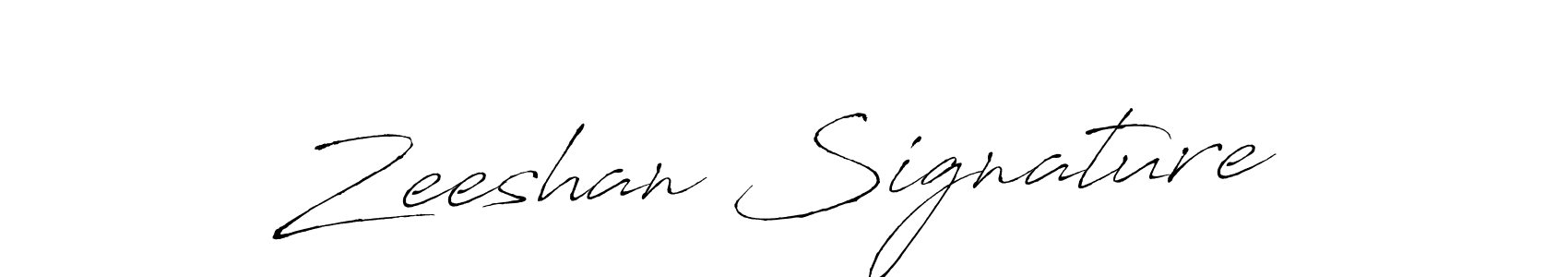 Make a short Zeeshan Signature signature style. Manage your documents anywhere anytime using Antro_Vectra. Create and add eSignatures, submit forms, share and send files easily. Zeeshan Signature signature style 6 images and pictures png