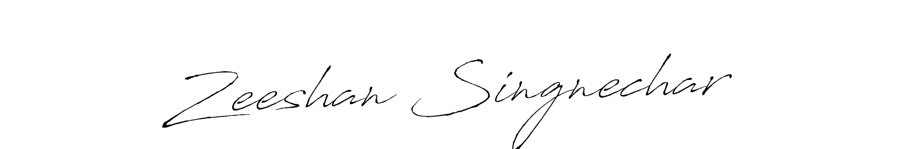 Antro_Vectra is a professional signature style that is perfect for those who want to add a touch of class to their signature. It is also a great choice for those who want to make their signature more unique. Get Zeeshan Singnechar name to fancy signature for free. Zeeshan Singnechar signature style 6 images and pictures png