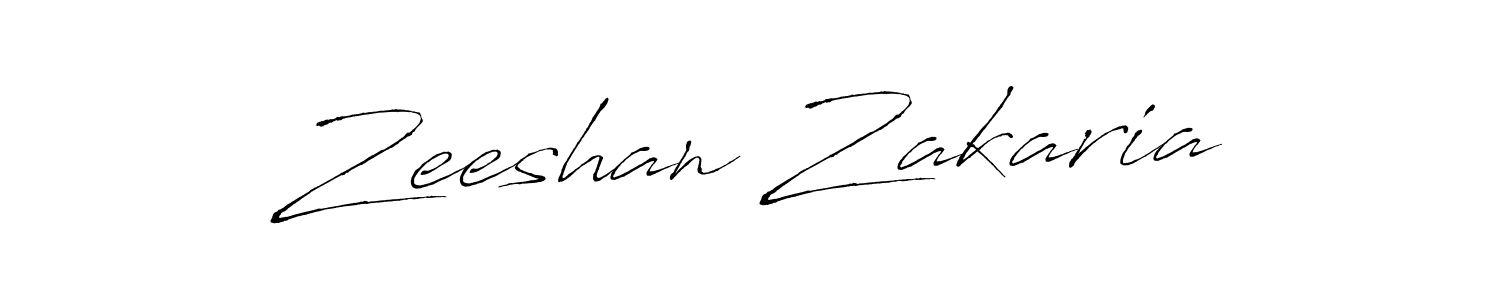 How to make Zeeshan Zakaria signature? Antro_Vectra is a professional autograph style. Create handwritten signature for Zeeshan Zakaria name. Zeeshan Zakaria signature style 6 images and pictures png