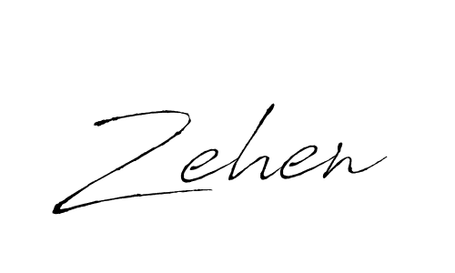 Use a signature maker to create a handwritten signature online. With this signature software, you can design (Antro_Vectra) your own signature for name Zehen. Zehen signature style 6 images and pictures png