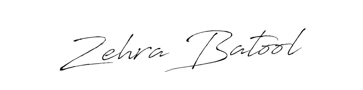 How to make Zehra Batool signature? Antro_Vectra is a professional autograph style. Create handwritten signature for Zehra Batool name. Zehra Batool signature style 6 images and pictures png