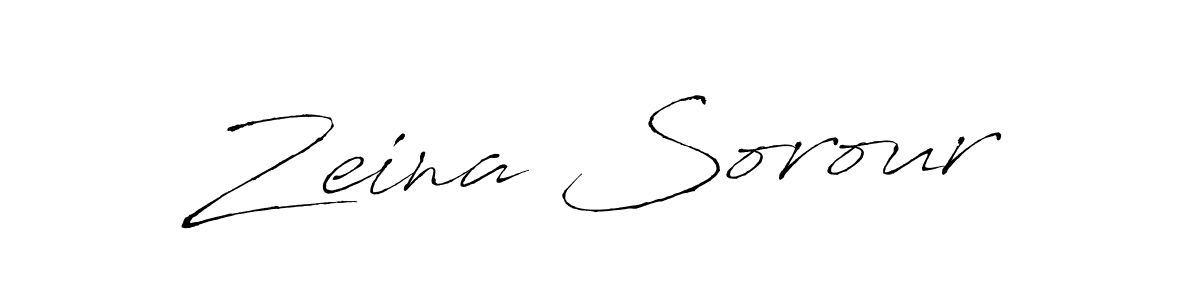 Also we have Zeina Sorour name is the best signature style. Create professional handwritten signature collection using Antro_Vectra autograph style. Zeina Sorour signature style 6 images and pictures png
