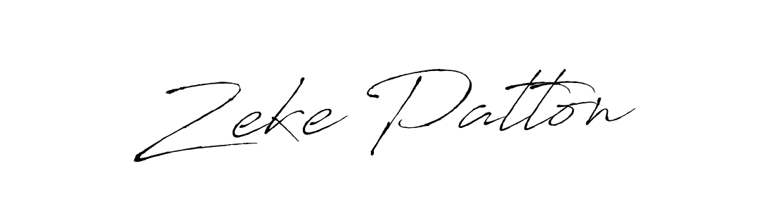 How to make Zeke Patton name signature. Use Antro_Vectra style for creating short signs online. This is the latest handwritten sign. Zeke Patton signature style 6 images and pictures png
