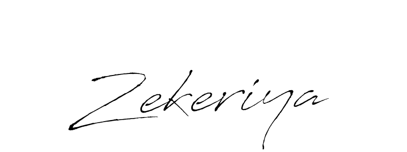 Zekeriya stylish signature style. Best Handwritten Sign (Antro_Vectra) for my name. Handwritten Signature Collection Ideas for my name Zekeriya. Zekeriya signature style 6 images and pictures png