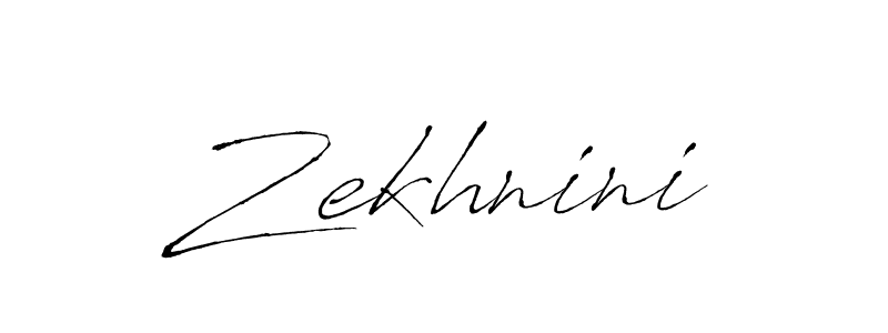 How to make Zekhnini name signature. Use Antro_Vectra style for creating short signs online. This is the latest handwritten sign. Zekhnini signature style 6 images and pictures png