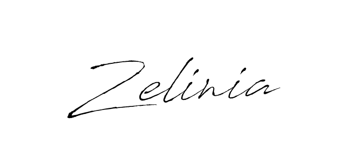 Zelinia stylish signature style. Best Handwritten Sign (Antro_Vectra) for my name. Handwritten Signature Collection Ideas for my name Zelinia. Zelinia signature style 6 images and pictures png