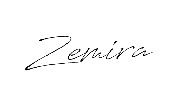 Also we have Zemira name is the best signature style. Create professional handwritten signature collection using Antro_Vectra autograph style. Zemira signature style 6 images and pictures png