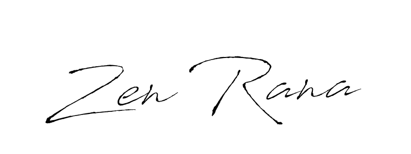 You should practise on your own different ways (Antro_Vectra) to write your name (Zen Rana) in signature. don't let someone else do it for you. Zen Rana signature style 6 images and pictures png