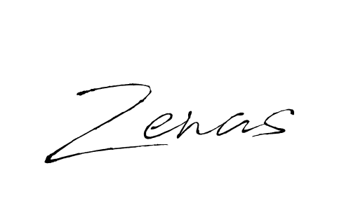 Zenas stylish signature style. Best Handwritten Sign (Antro_Vectra) for my name. Handwritten Signature Collection Ideas for my name Zenas. Zenas signature style 6 images and pictures png