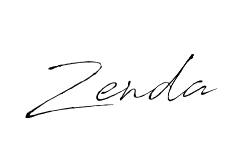 Also we have Zenda name is the best signature style. Create professional handwritten signature collection using Antro_Vectra autograph style. Zenda signature style 6 images and pictures png