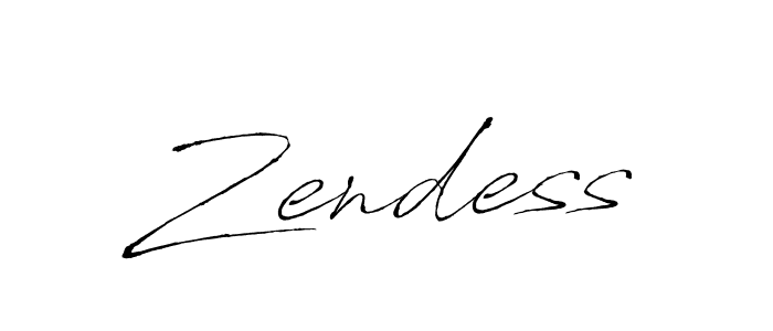 Design your own signature with our free online signature maker. With this signature software, you can create a handwritten (Antro_Vectra) signature for name Zendess. Zendess signature style 6 images and pictures png