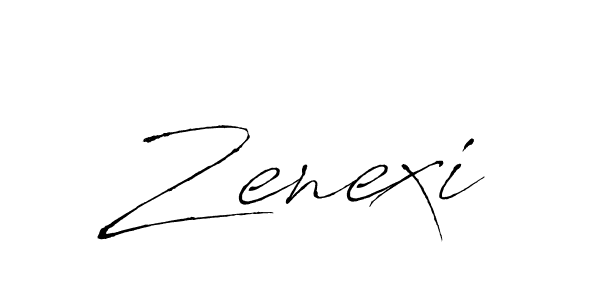 Antro_Vectra is a professional signature style that is perfect for those who want to add a touch of class to their signature. It is also a great choice for those who want to make their signature more unique. Get Zenexi name to fancy signature for free. Zenexi signature style 6 images and pictures png