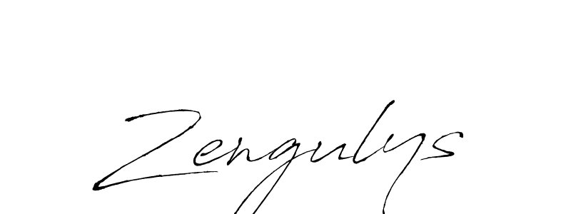 Use a signature maker to create a handwritten signature online. With this signature software, you can design (Antro_Vectra) your own signature for name Zengulys. Zengulys signature style 6 images and pictures png