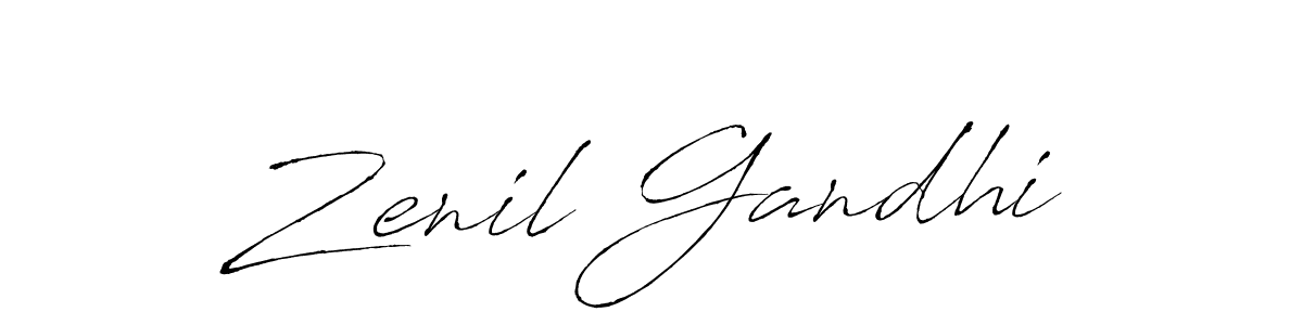 Best and Professional Signature Style for Zenil Gandhi. Antro_Vectra Best Signature Style Collection. Zenil Gandhi signature style 6 images and pictures png