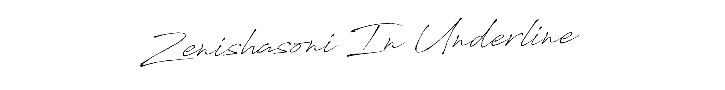 You can use this online signature creator to create a handwritten signature for the name Zenishasoni In Underline. This is the best online autograph maker. Zenishasoni In Underline signature style 6 images and pictures png