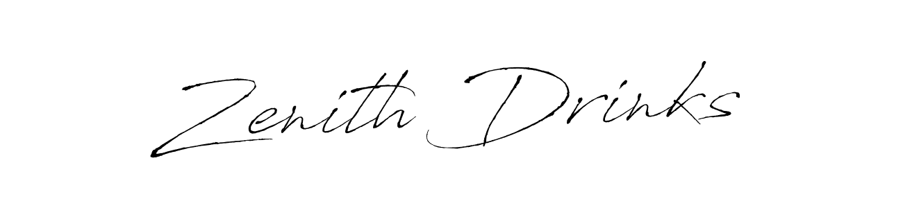 It looks lik you need a new signature style for name Zenith Drinks. Design unique handwritten (Antro_Vectra) signature with our free signature maker in just a few clicks. Zenith Drinks signature style 6 images and pictures png