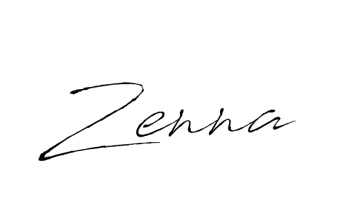 Make a beautiful signature design for name Zenna. Use this online signature maker to create a handwritten signature for free. Zenna signature style 6 images and pictures png