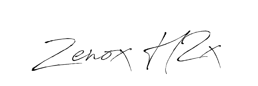 Use a signature maker to create a handwritten signature online. With this signature software, you can design (Antro_Vectra) your own signature for name Zenox H2x. Zenox H2x signature style 6 images and pictures png