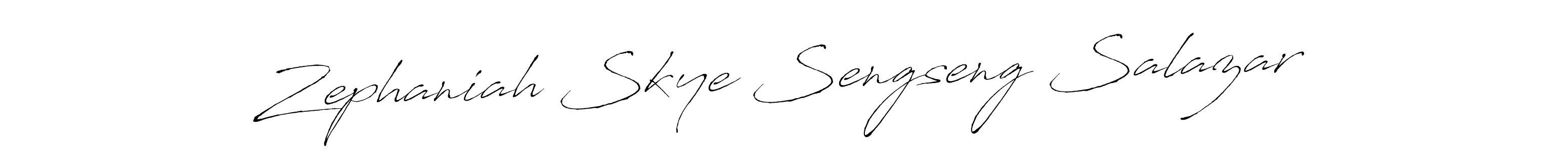 Also You can easily find your signature by using the search form. We will create Zephaniah Skye Sengseng Salazar name handwritten signature images for you free of cost using Antro_Vectra sign style. Zephaniah Skye Sengseng Salazar signature style 6 images and pictures png