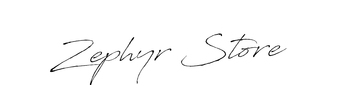 How to make Zephyr Store signature? Antro_Vectra is a professional autograph style. Create handwritten signature for Zephyr Store name. Zephyr Store signature style 6 images and pictures png