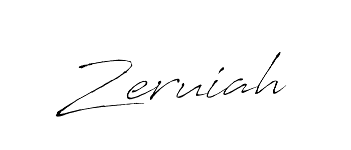 The best way (Antro_Vectra) to make a short signature is to pick only two or three words in your name. The name Zeruiah include a total of six letters. For converting this name. Zeruiah signature style 6 images and pictures png