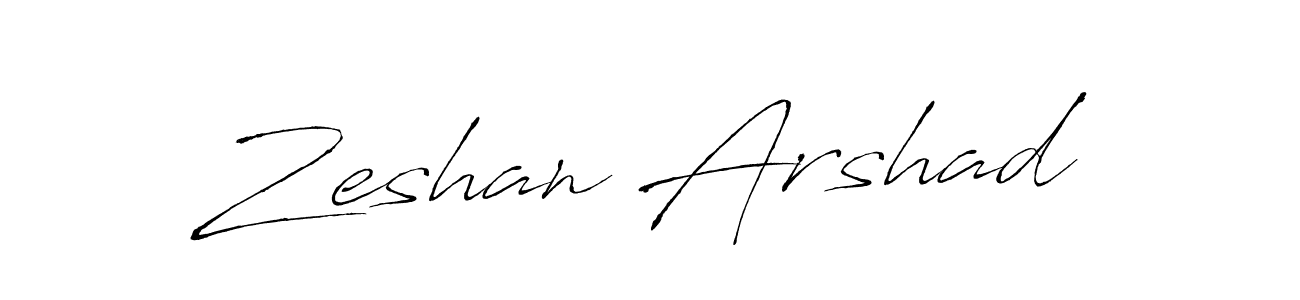 How to make Zeshan Arshad signature? Antro_Vectra is a professional autograph style. Create handwritten signature for Zeshan Arshad name. Zeshan Arshad signature style 6 images and pictures png