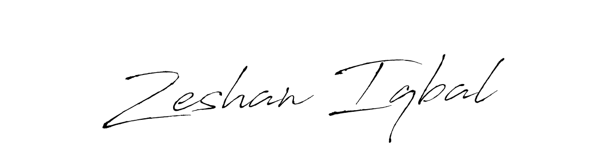 How to make Zeshan Iqbal signature? Antro_Vectra is a professional autograph style. Create handwritten signature for Zeshan Iqbal name. Zeshan Iqbal signature style 6 images and pictures png