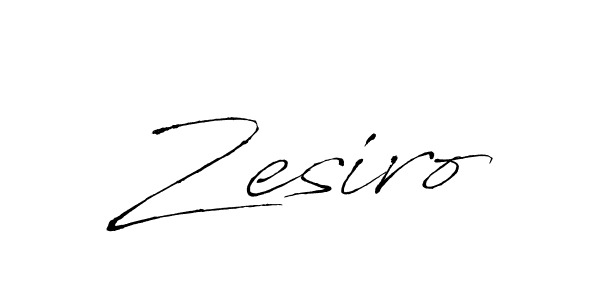 Use a signature maker to create a handwritten signature online. With this signature software, you can design (Antro_Vectra) your own signature for name Zesiro. Zesiro signature style 6 images and pictures png