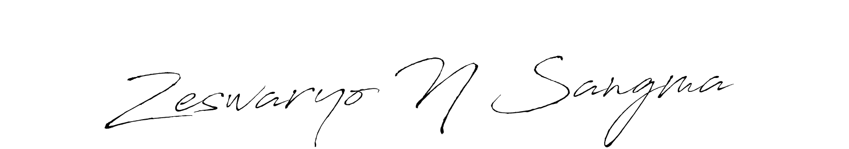 Similarly Antro_Vectra is the best handwritten signature design. Signature creator online .You can use it as an online autograph creator for name Zeswaryo N Sangma. Zeswaryo N Sangma signature style 6 images and pictures png