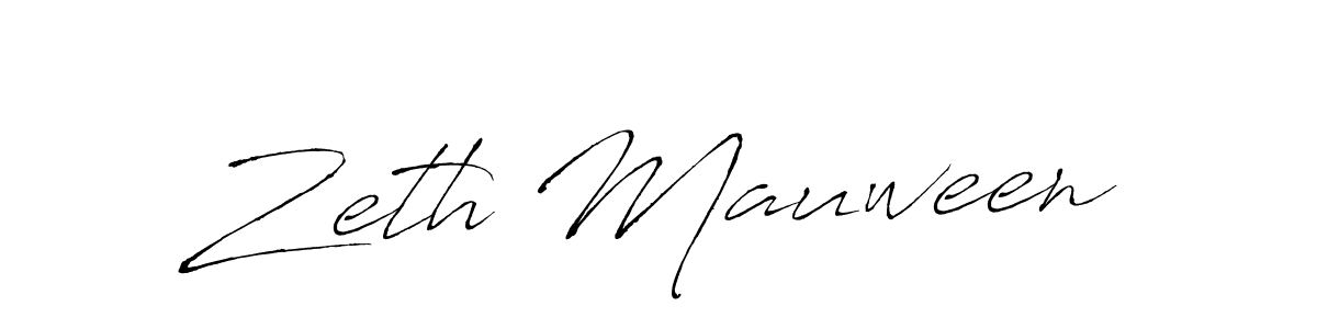 You should practise on your own different ways (Antro_Vectra) to write your name (Zeth Mauween) in signature. don't let someone else do it for you. Zeth Mauween signature style 6 images and pictures png