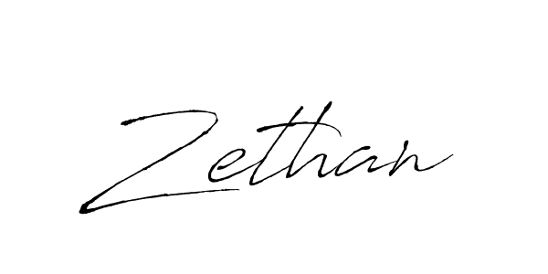 How to make Zethan signature? Antro_Vectra is a professional autograph style. Create handwritten signature for Zethan name. Zethan signature style 6 images and pictures png