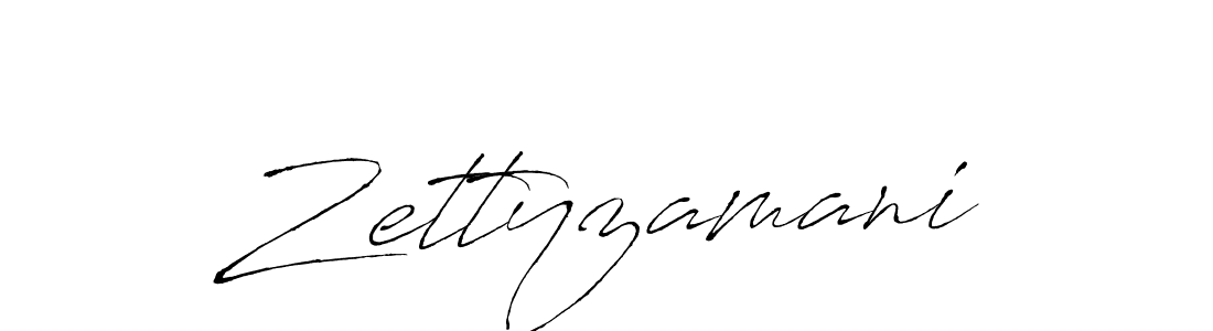 Make a beautiful signature design for name Zettyzamani. With this signature (Antro_Vectra) style, you can create a handwritten signature for free. Zettyzamani signature style 6 images and pictures png