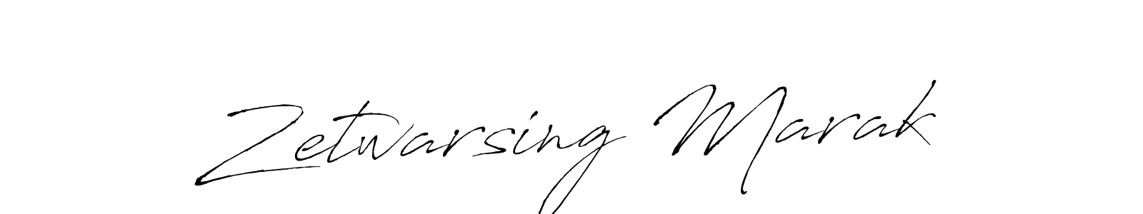 Design your own signature with our free online signature maker. With this signature software, you can create a handwritten (Antro_Vectra) signature for name Zetwarsing Marak. Zetwarsing Marak signature style 6 images and pictures png