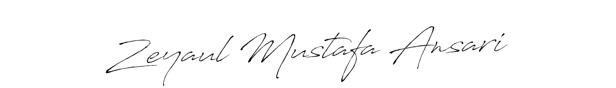 The best way (Antro_Vectra) to make a short signature is to pick only two or three words in your name. The name Zeyaul Mustafa Ansari include a total of six letters. For converting this name. Zeyaul Mustafa Ansari signature style 6 images and pictures png