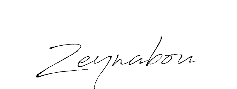Zeynabou stylish signature style. Best Handwritten Sign (Antro_Vectra) for my name. Handwritten Signature Collection Ideas for my name Zeynabou. Zeynabou signature style 6 images and pictures png
