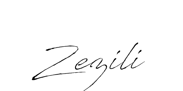 if you are searching for the best signature style for your name Zezili. so please give up your signature search. here we have designed multiple signature styles  using Antro_Vectra. Zezili signature style 6 images and pictures png