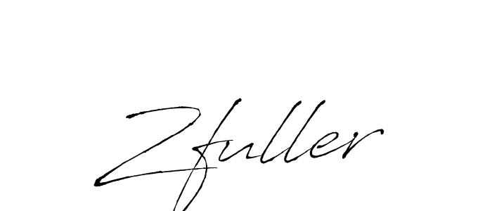 Zfuller stylish signature style. Best Handwritten Sign (Antro_Vectra) for my name. Handwritten Signature Collection Ideas for my name Zfuller. Zfuller signature style 6 images and pictures png