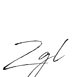 Create a beautiful signature design for name Zgl. With this signature (Antro_Vectra) fonts, you can make a handwritten signature for free. Zgl signature style 6 images and pictures png