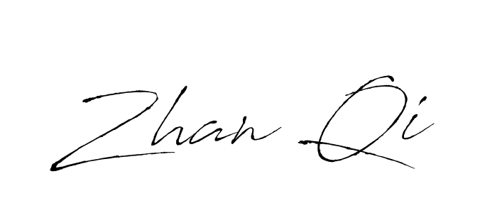 if you are searching for the best signature style for your name Zhan Qi. so please give up your signature search. here we have designed multiple signature styles  using Antro_Vectra. Zhan Qi signature style 6 images and pictures png