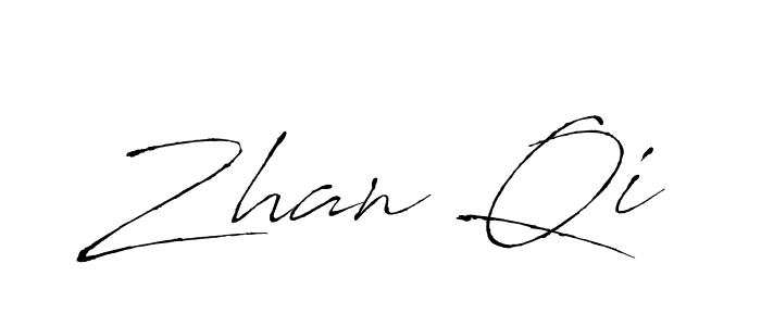 Make a beautiful signature design for name Zhan Qi. Use this online signature maker to create a handwritten signature for free. Zhan Qi signature style 6 images and pictures png