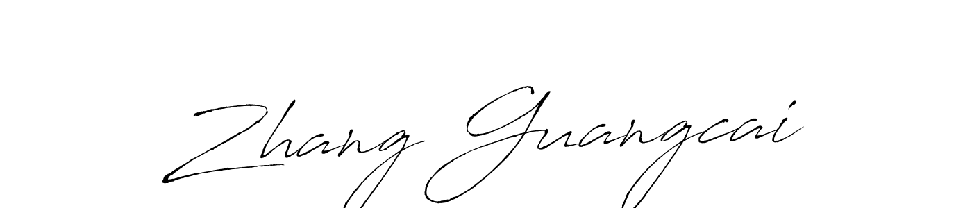 Zhang Guangcai stylish signature style. Best Handwritten Sign (Antro_Vectra) for my name. Handwritten Signature Collection Ideas for my name Zhang Guangcai. Zhang Guangcai signature style 6 images and pictures png