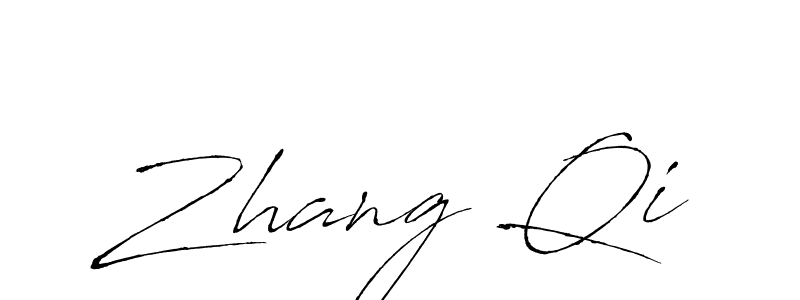 Use a signature maker to create a handwritten signature online. With this signature software, you can design (Antro_Vectra) your own signature for name Zhang Qi. Zhang Qi signature style 6 images and pictures png