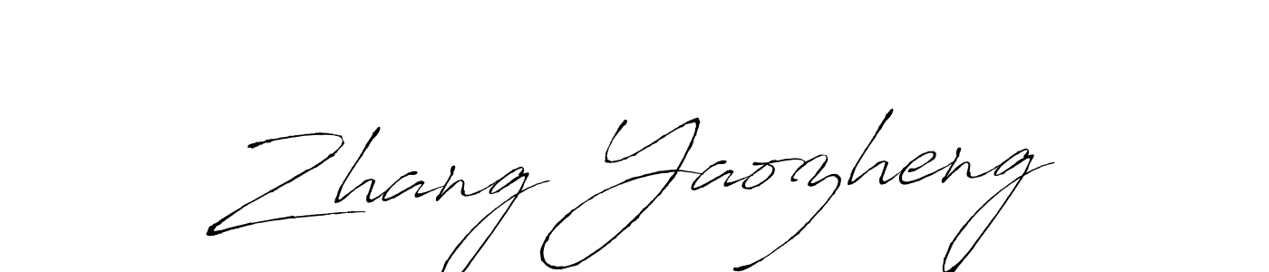 The best way (Antro_Vectra) to make a short signature is to pick only two or three words in your name. The name Zhang Yaozheng include a total of six letters. For converting this name. Zhang Yaozheng signature style 6 images and pictures png