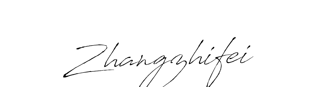 Zhangzhifei stylish signature style. Best Handwritten Sign (Antro_Vectra) for my name. Handwritten Signature Collection Ideas for my name Zhangzhifei. Zhangzhifei signature style 6 images and pictures png