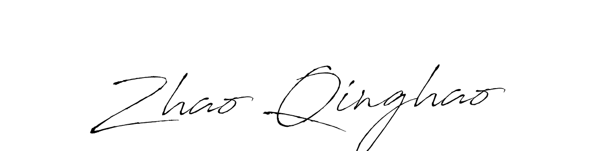 You can use this online signature creator to create a handwritten signature for the name Zhao Qinghao. This is the best online autograph maker. Zhao Qinghao signature style 6 images and pictures png