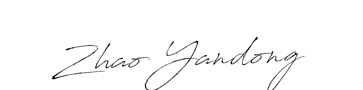 Once you've used our free online signature maker to create your best signature Antro_Vectra style, it's time to enjoy all of the benefits that Zhao Yandong name signing documents. Zhao Yandong signature style 6 images and pictures png