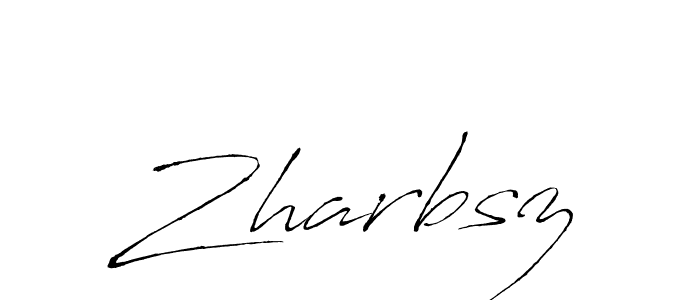 Use a signature maker to create a handwritten signature online. With this signature software, you can design (Antro_Vectra) your own signature for name Zharbsz. Zharbsz signature style 6 images and pictures png