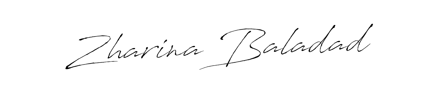 Make a beautiful signature design for name Zharina Baladad. Use this online signature maker to create a handwritten signature for free. Zharina Baladad signature style 6 images and pictures png
