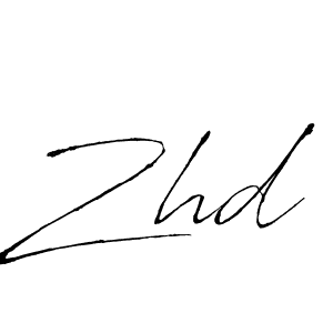 How to Draw Zhd signature style? Antro_Vectra is a latest design signature styles for name Zhd. Zhd signature style 6 images and pictures png