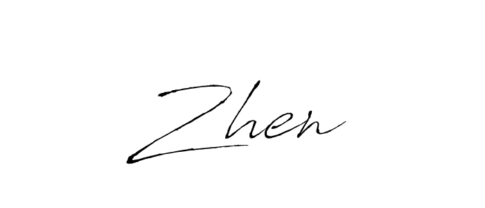Make a beautiful signature design for name Zhen林. With this signature (Antro_Vectra) style, you can create a handwritten signature for free. Zhen林 signature style 6 images and pictures png